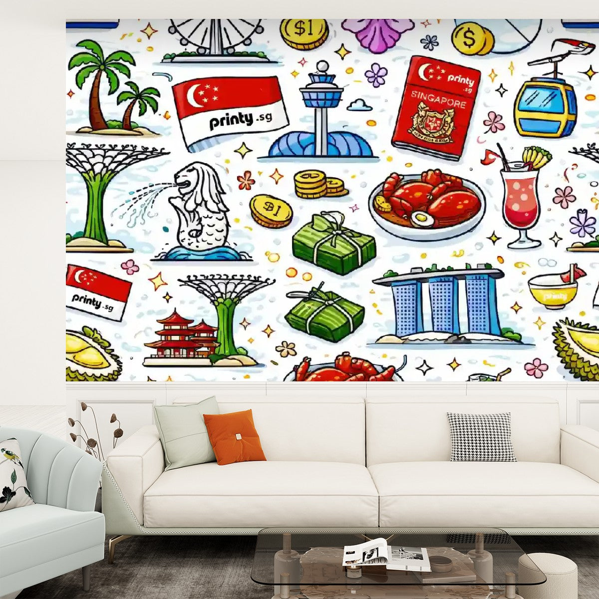 Custom Peel and Stick Wallpaper Removable