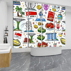 Custom Hanging Room Divider 12 pcs