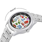 Custom Simple Stainless Steel Watch