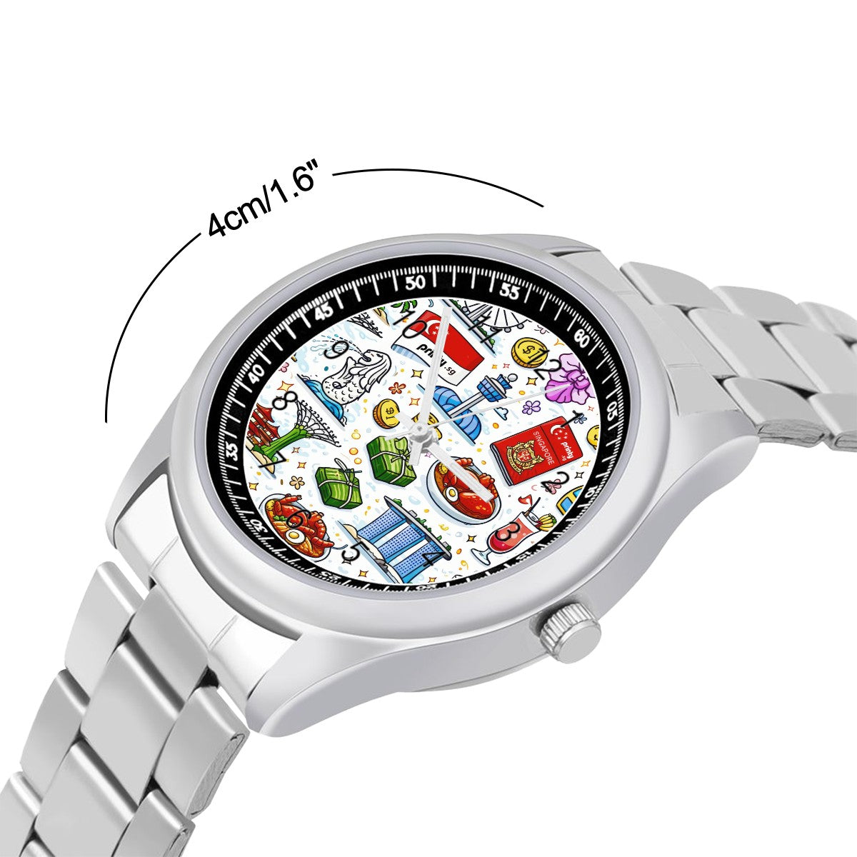 Custom Simple Stainless Steel Watch