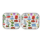 Custom Foldable Front Windshield Sun Shade 2 pcs