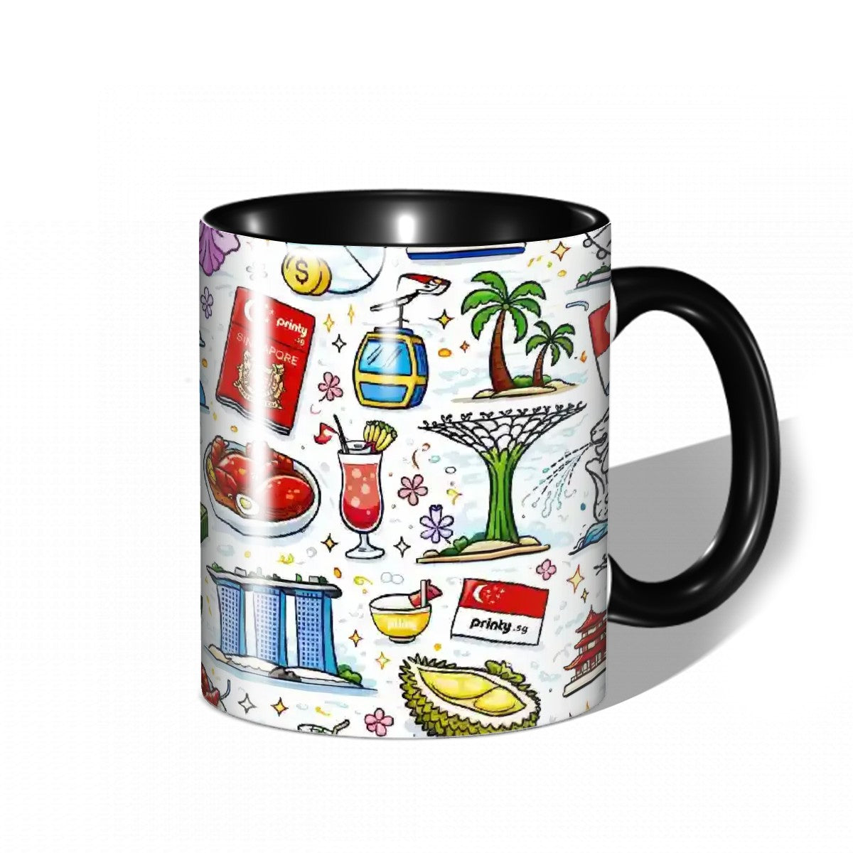 Custom Black Coffee Mugs (11oz)