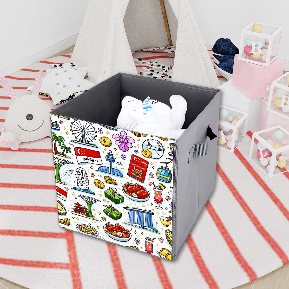 Custom Collapsible Storage Bins