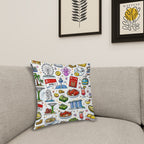 Custom Plush Throw Pillow Covers (Single-Sided Design)