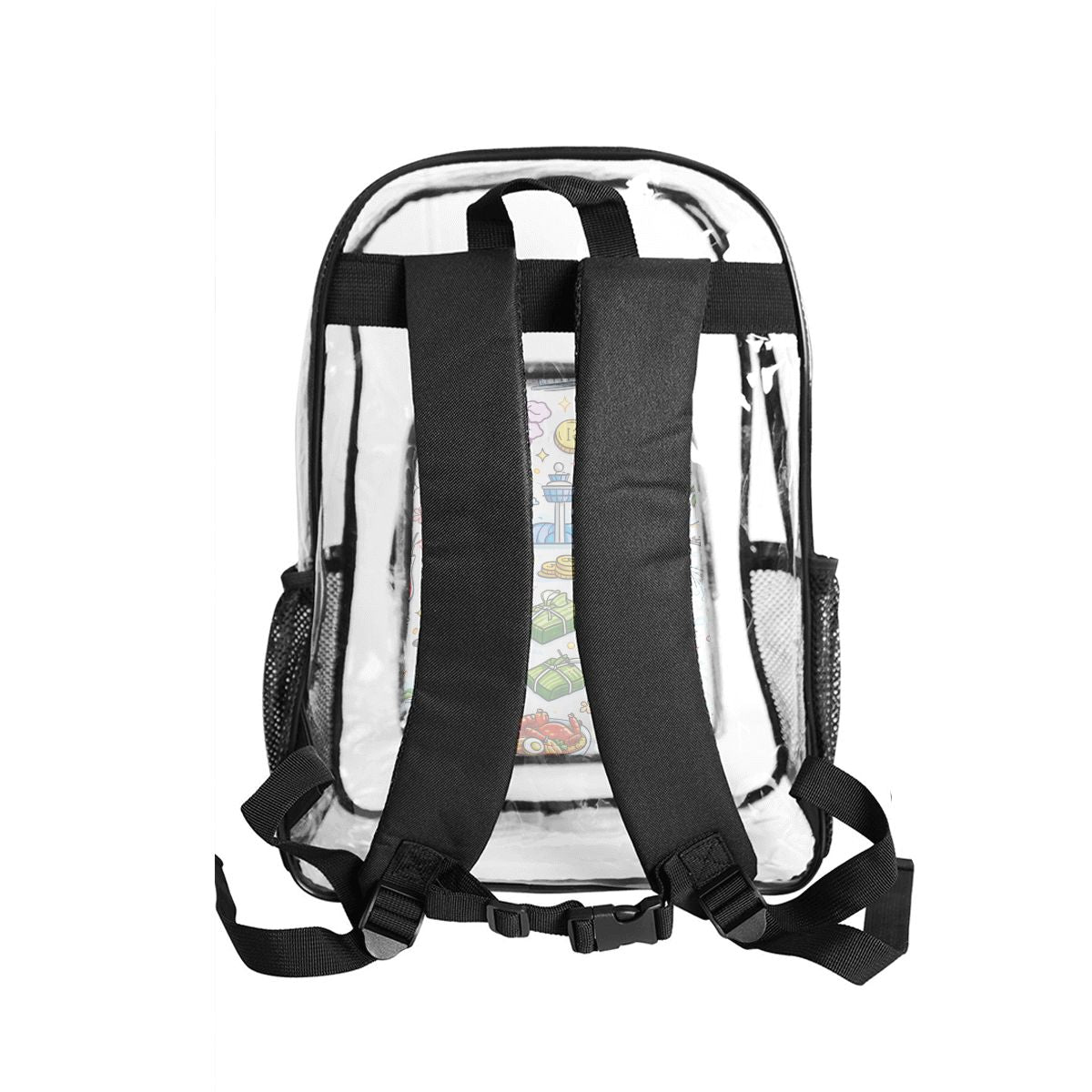 Custom Clear Backpack with Pockets