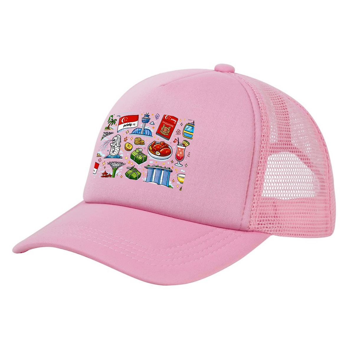 Custom Mesh Baseball Cap (Area Pattern)