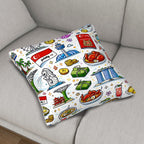 Custom Velvet Throw Pillow Covers (Single-Sided Design)