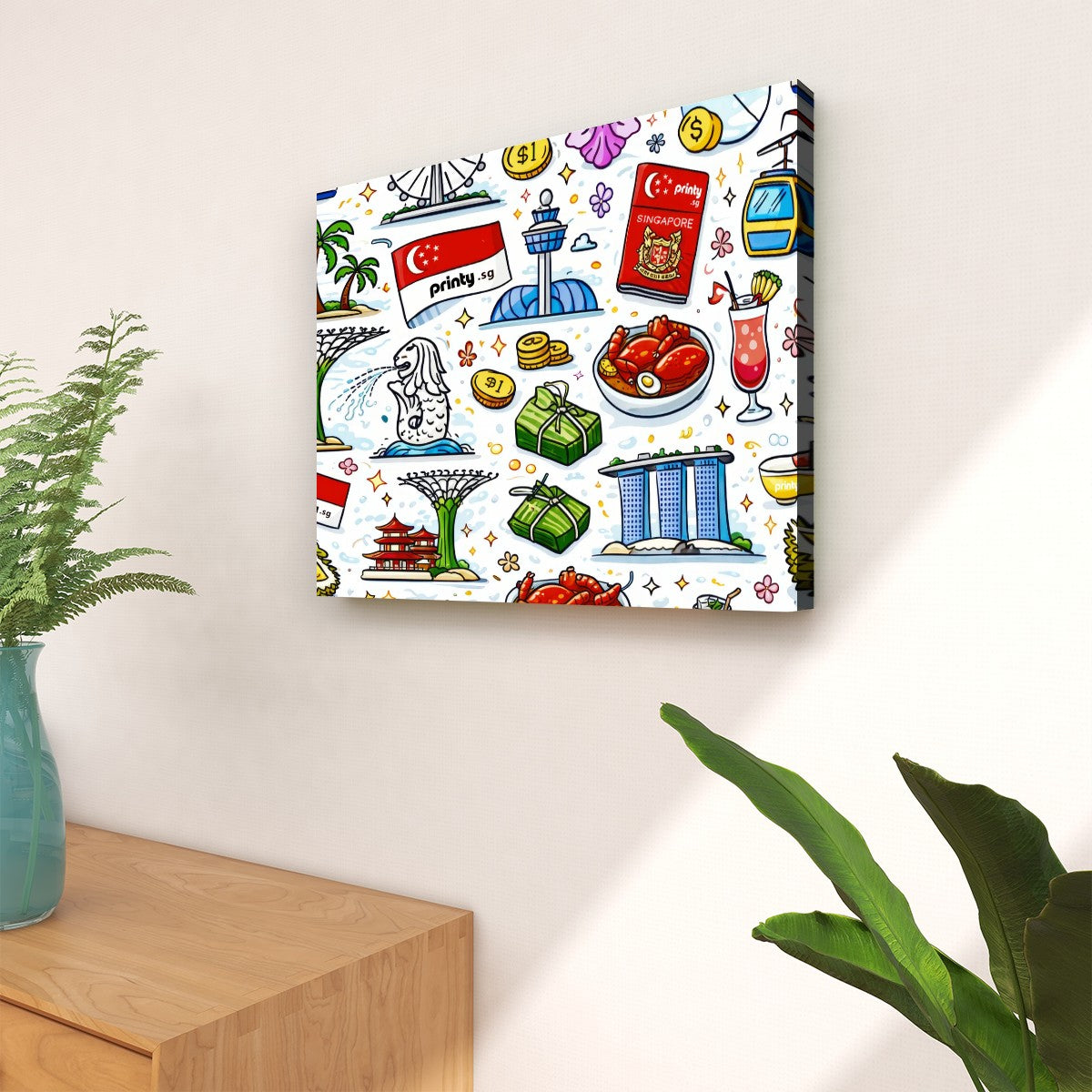 Custom Canvas Prints Wall Art (5:4)