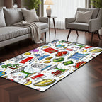 Custom Area Rug Floor Carpet (5:3)