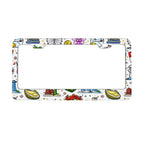 Custom 2-Hole Oval License Plate Frames 2 pcs