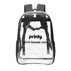 Custom Clear Transparent Backpack