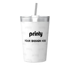 Custom Stainless Steel Water Bottle With Straw (12oz)