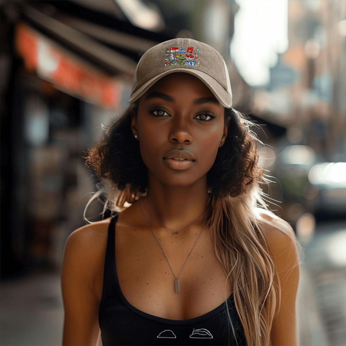 Custom Washed Denim Mesh Cap