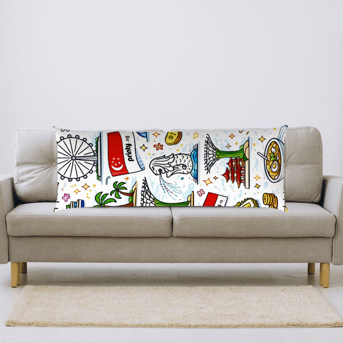 Custom Body Pillow Cover 20"x54"