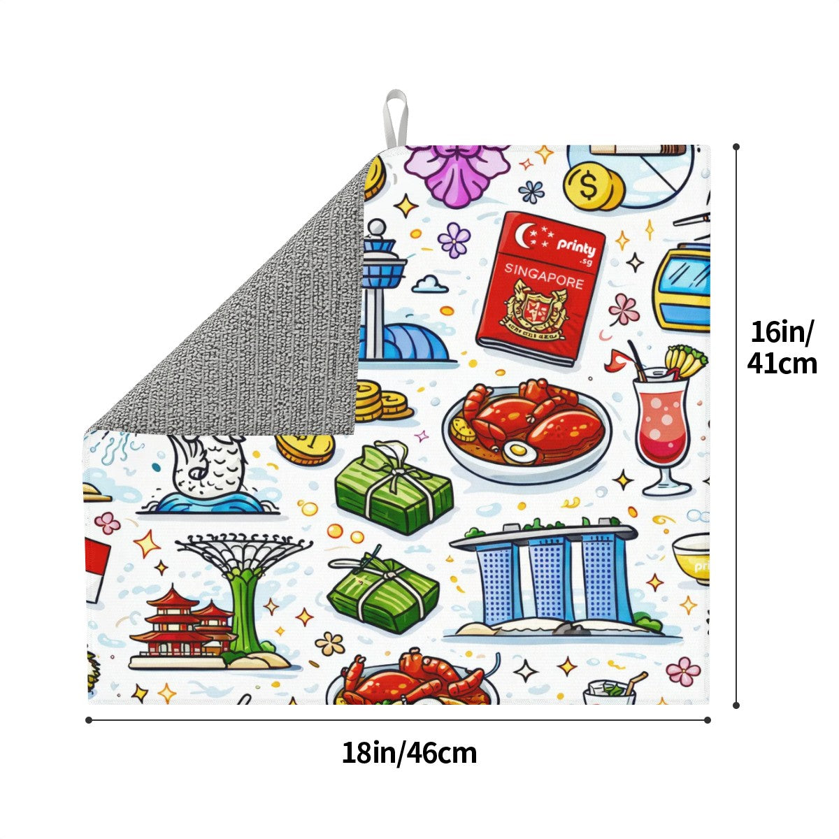 Custom Small Dish Drying Mat