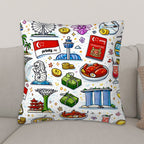Custom Velvet Throw Pillow Covers (Single-Sided Design)