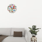 Custom PVC Wall Clock without Scale