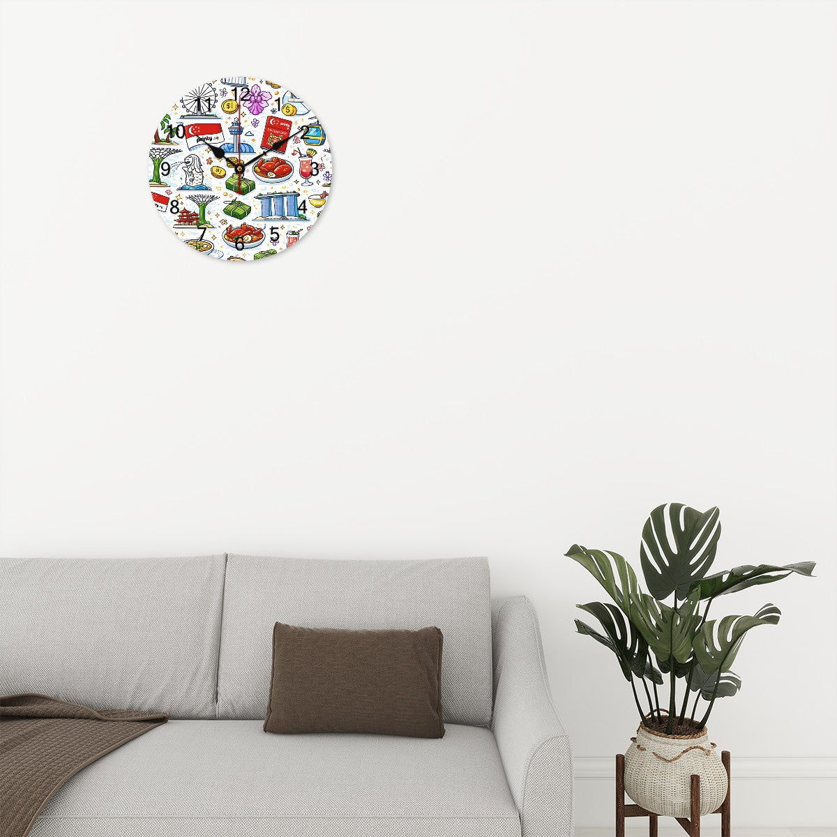 Custom PVC Wall Clock without Scale