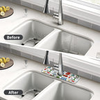 Custom Faucet Mat for Kitchen Sink