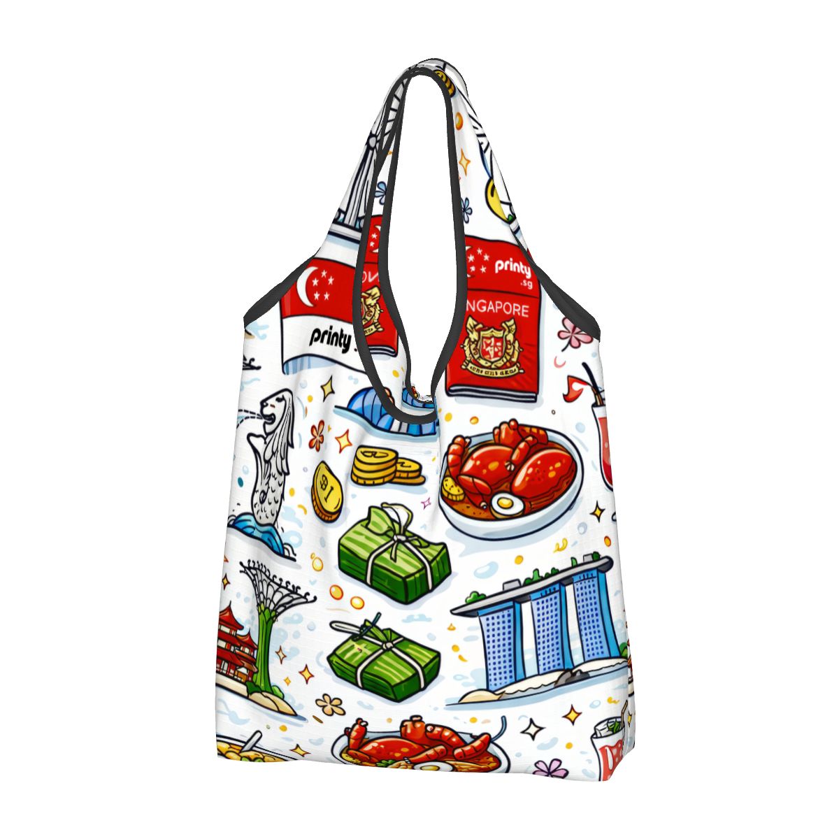Custom Folding Reusable Grocery Bags