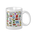 Custom Ceramic Coffee Mug (11oz) (Area Print)