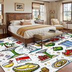 Custom Large Area Rug Floor Carpet (4:3)