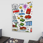 Custom Wall Tapestry Wall Art Decor 60"x40" (Vertical)