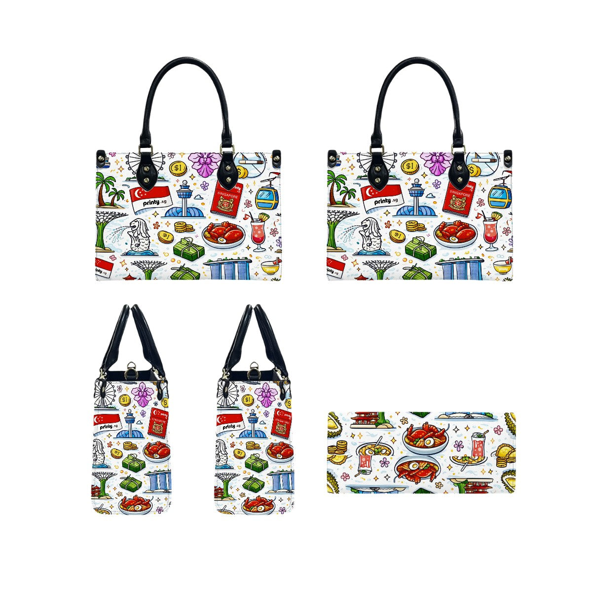 Custom PU Tote Bag for Women