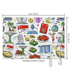 Custom Heat-Resistant Table Placemats 6 pcs
