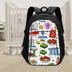 Custom Large Capacity Oxford Travel Laptop Backpack with USB