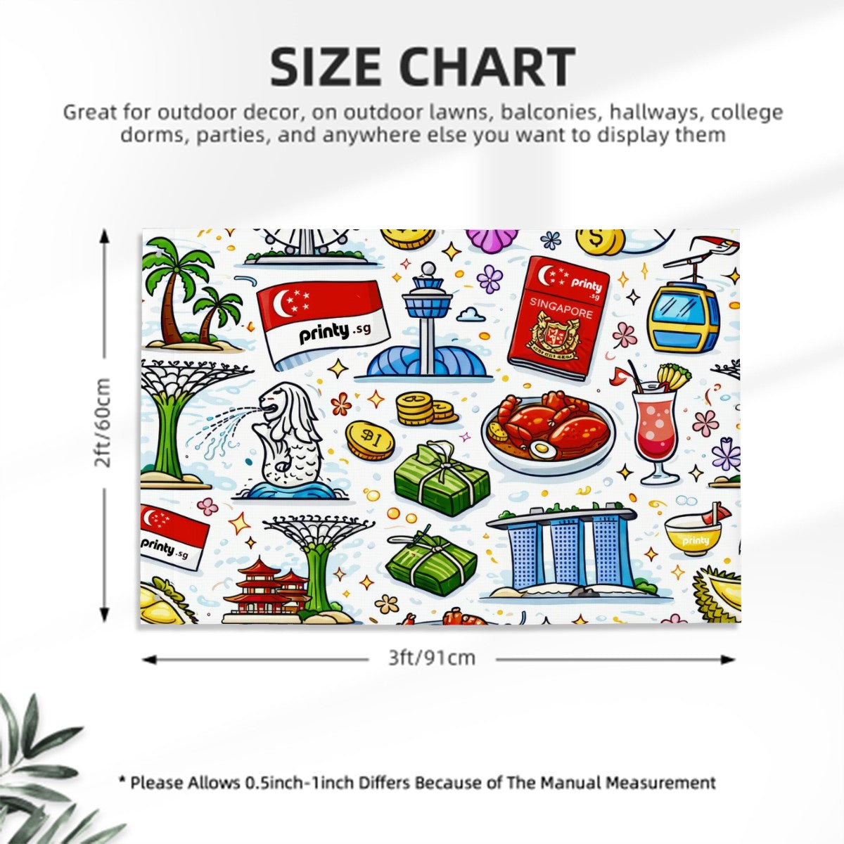 Custom Three-Layer Outdoor Decor Flags Double Sided(2:3)