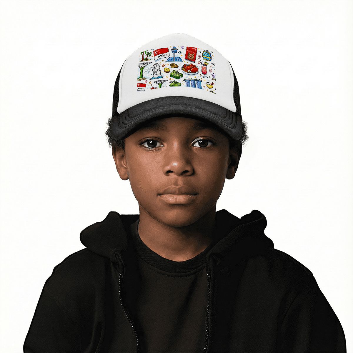 Custom Kids Mesh Baseball Cap
