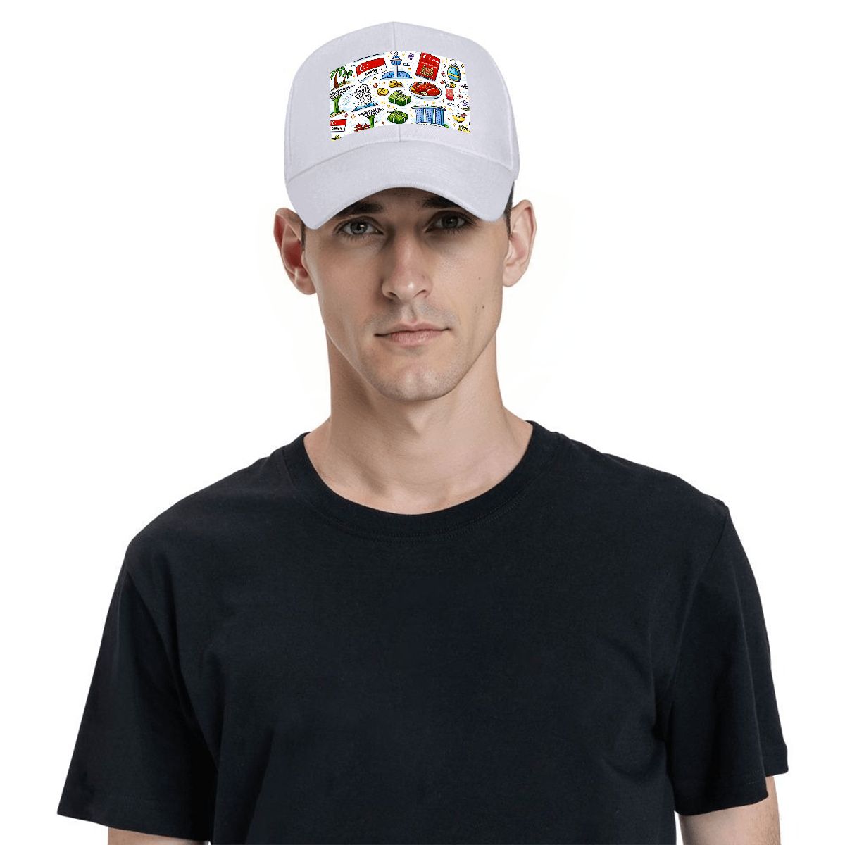 Custom Curved Eaves Trucker Hat (Solid Color)