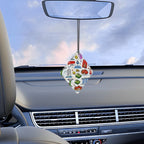 Custom Square Car Air Freshener Cards 6 pcs
