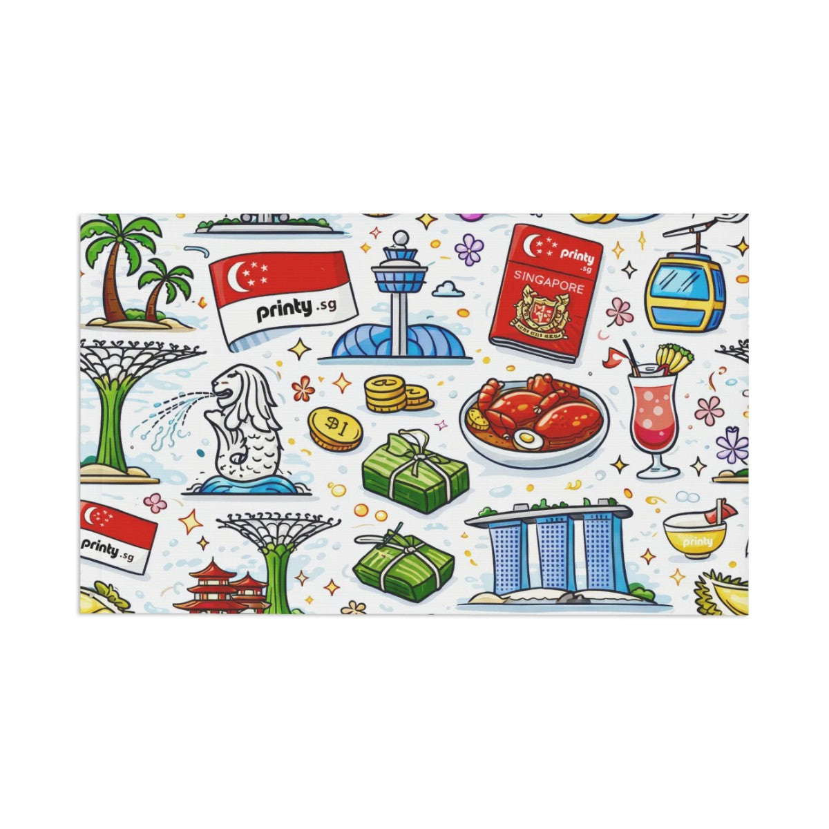 Custom Three-Layer Outdoor Decor Flags Double Sided (3:5)