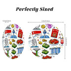 Custom Round Shape Acrylic Fridge Magnets