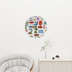 Custom PVC Wall Clock without Numbers & Scales with Stand