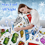 Custom Cooling Silk-Feel Blanket