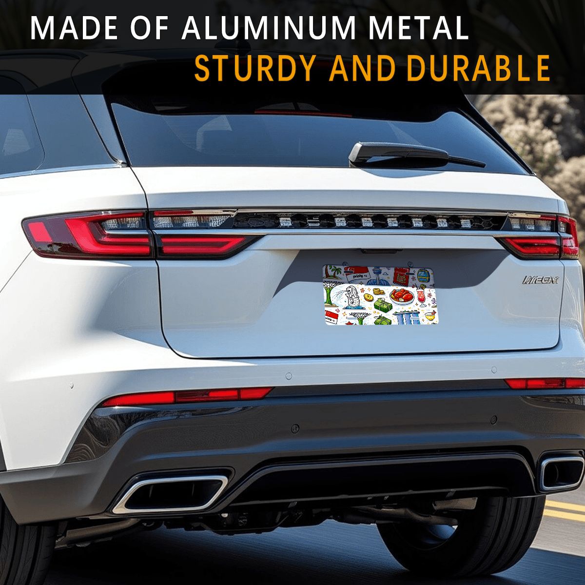 Custom Aluminum License Plate