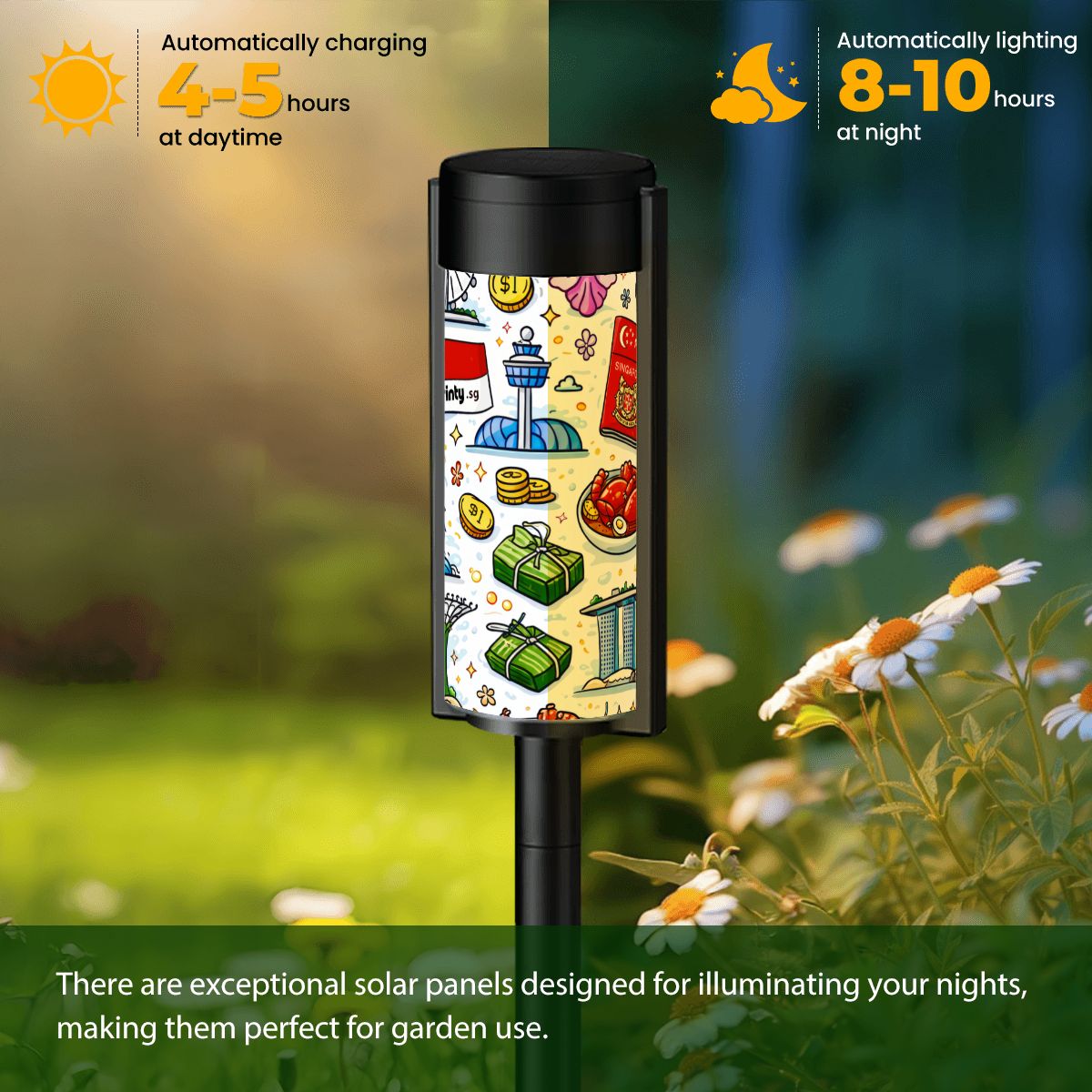 Custom Outdoor Solar Lights