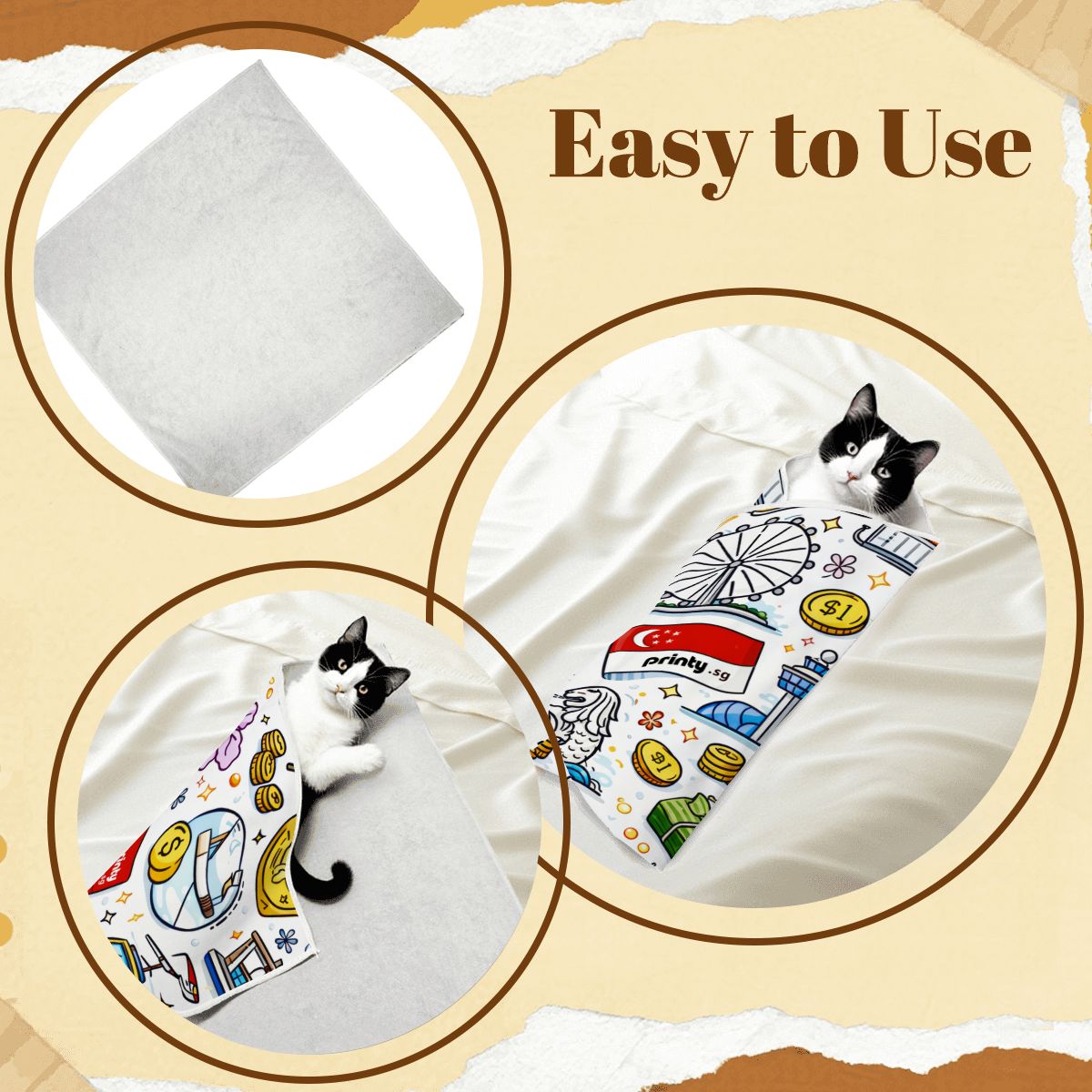 Custom Cat Grooming Wrap
