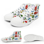 Custom Men's High Top Canvas Shoes (Customized Tongue)