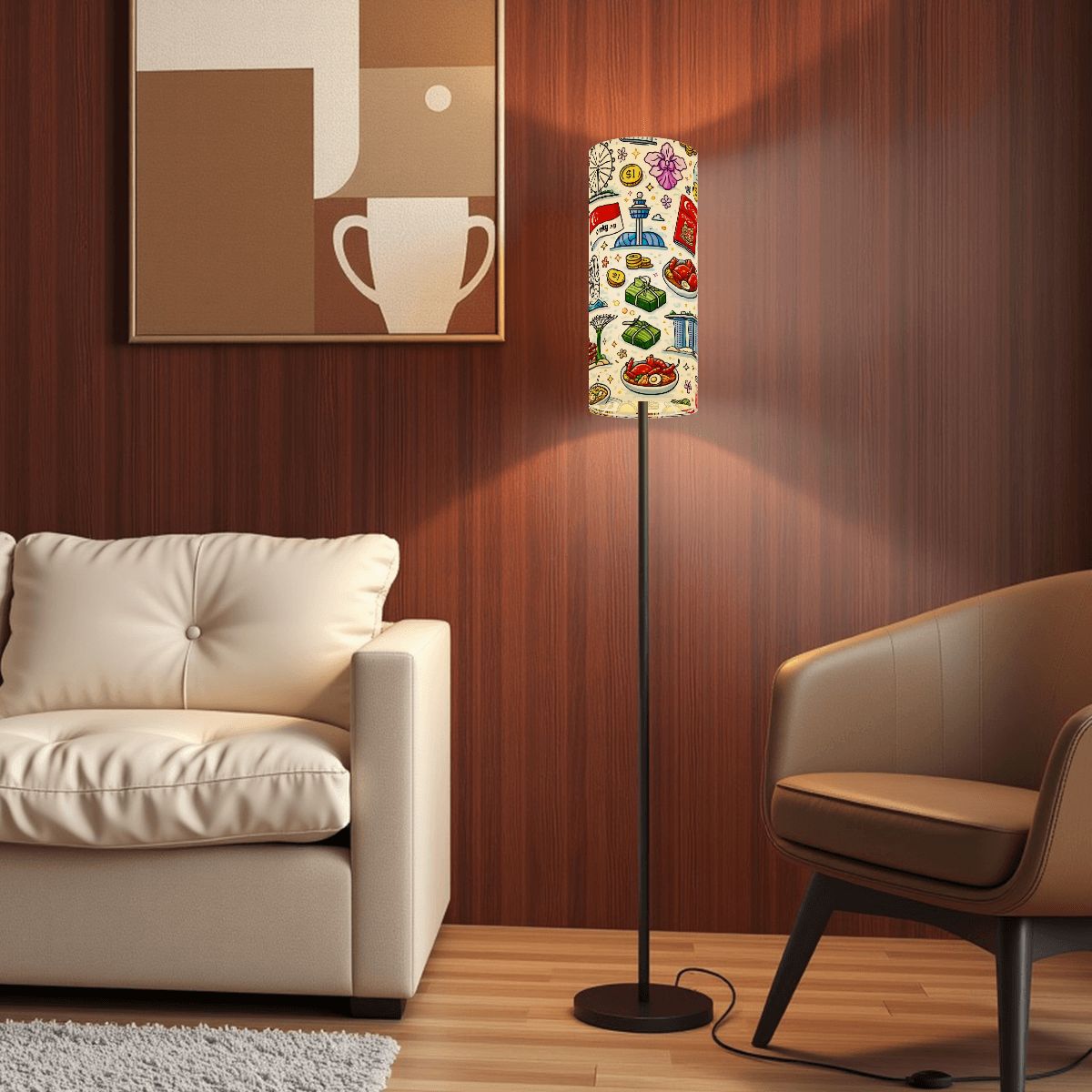 Custom Floor Lamp Modern Standing Lamp Shade