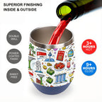 Custom Egg-Shaped Tumbler (12oz)