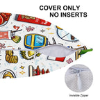 Custom Imitation Linen Throw Pillow Covers (Single-Sided Design)
