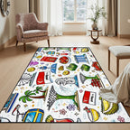 Custom Area Rug Floor Carpet (5:3)