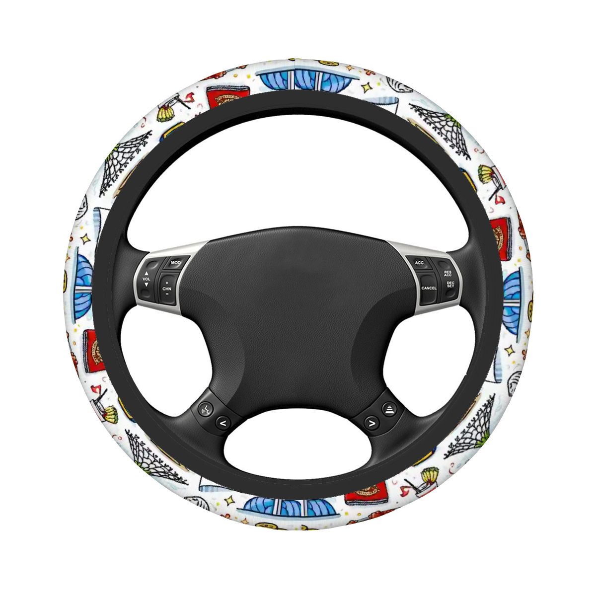 Custom Thickened Elastic Car Steering Wheel Cover