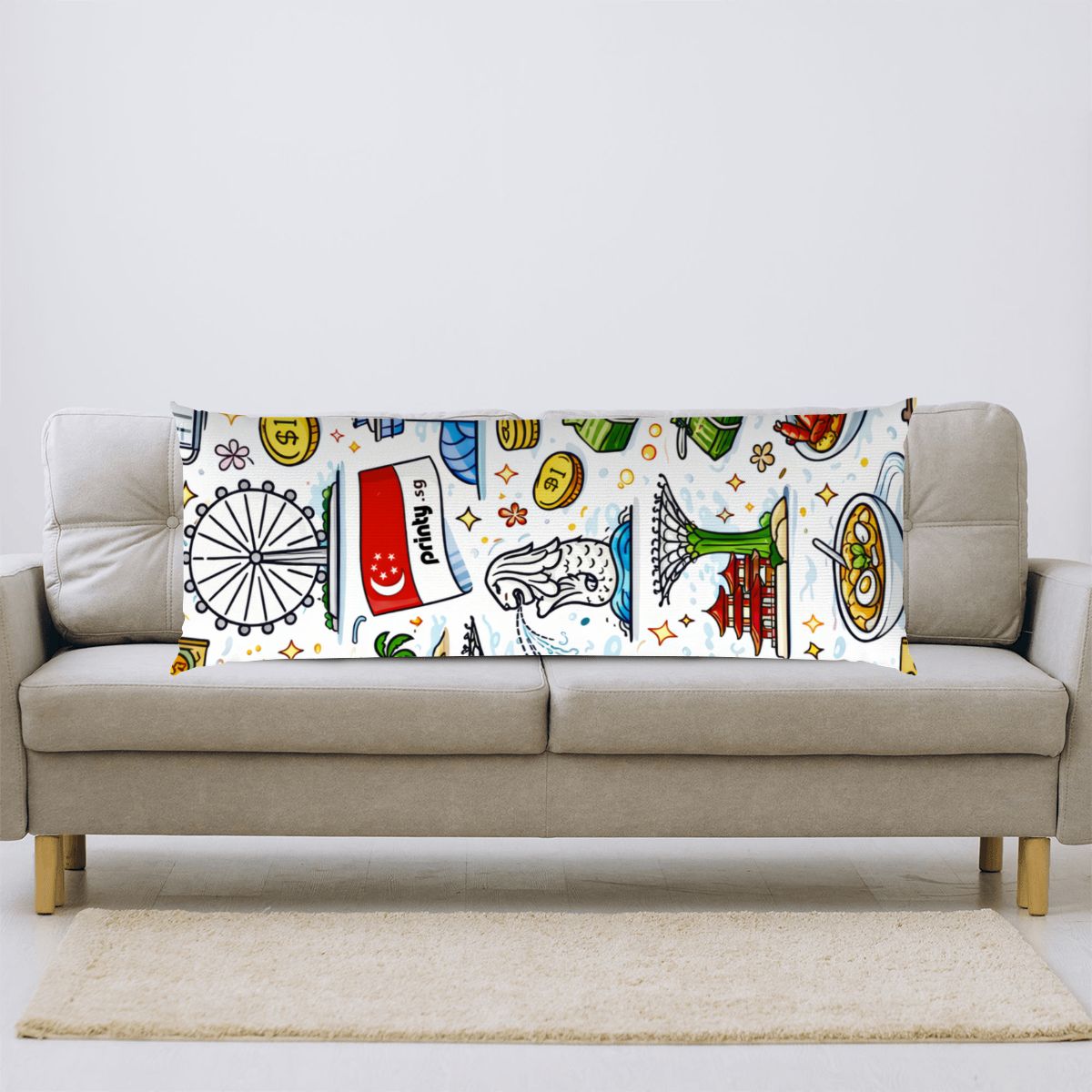 Custom Body Pillow Cover 20"x60"