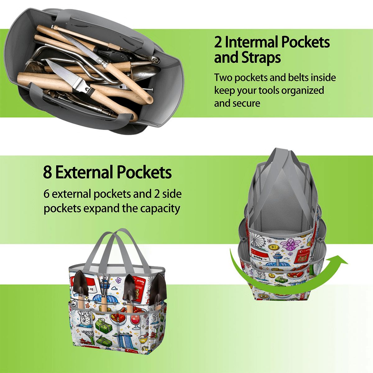 Custom Garden Tool Bag (Tools Not Included)