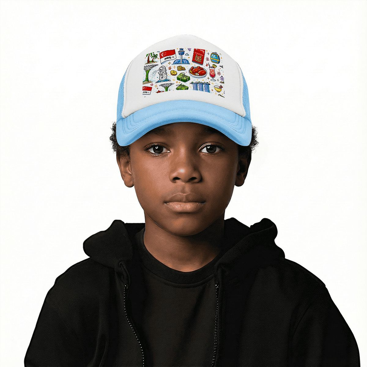 Custom Kids Mesh Baseball Cap